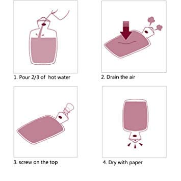 Hot Water Bottle Bag for Pain Relief Therapy